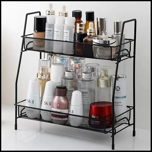 Organizador de Mesa Multiuso 2 Andares Prateleira Escritório Cozi...