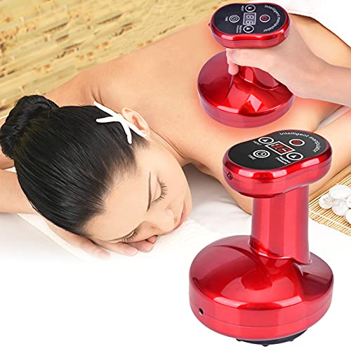 3 in 1 Rechargeable Electric Cupping and Gua Sha Scraping Therapy Magssager, A Device with Heat and Negative Pressure, Used on Whole Body, for Pain Relief, Body Detoxification, Dredge meridians.