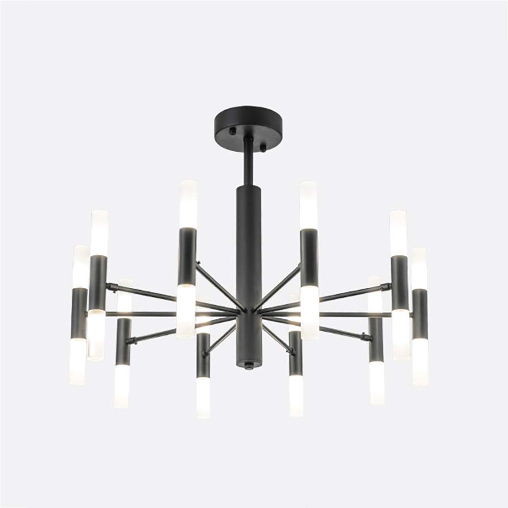 ZYMEN Led Sputnik Chandelier 20 Lights Chandelier Modern Pendant Lighting Fixture Acrylic Lampshade Ceiling Light Fixture For Kitchen Dining Room Living Room-black 20 Lights Commemoration Day