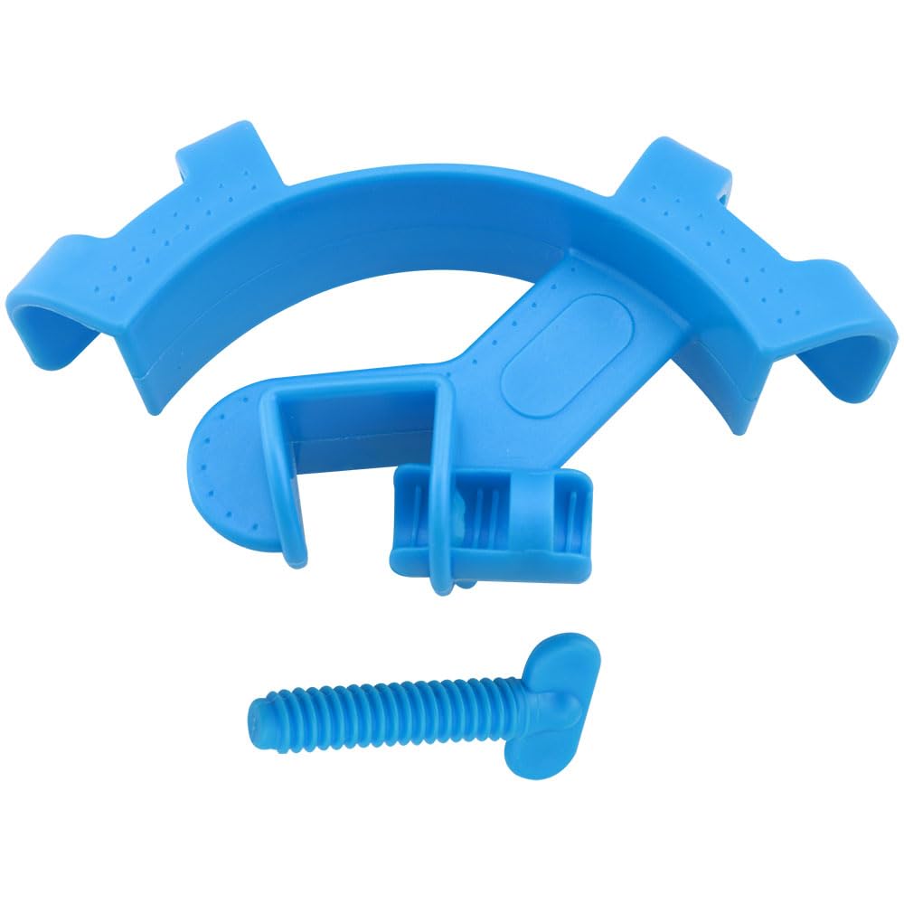 JJHXSM 2PCS Tube Fixing Clip Blue Adjustable Plastic Aquarium Tube Holder Fixing Clip Aquarium Tube Link Holder Aquarium Tool Suitable for Fixing 12mm to 16mm Tube