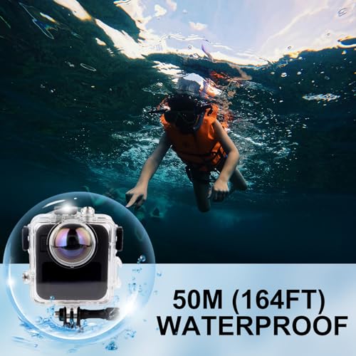 Étui de plongée pour GoPro MAX 2 boîtier étanche 50m protection mer