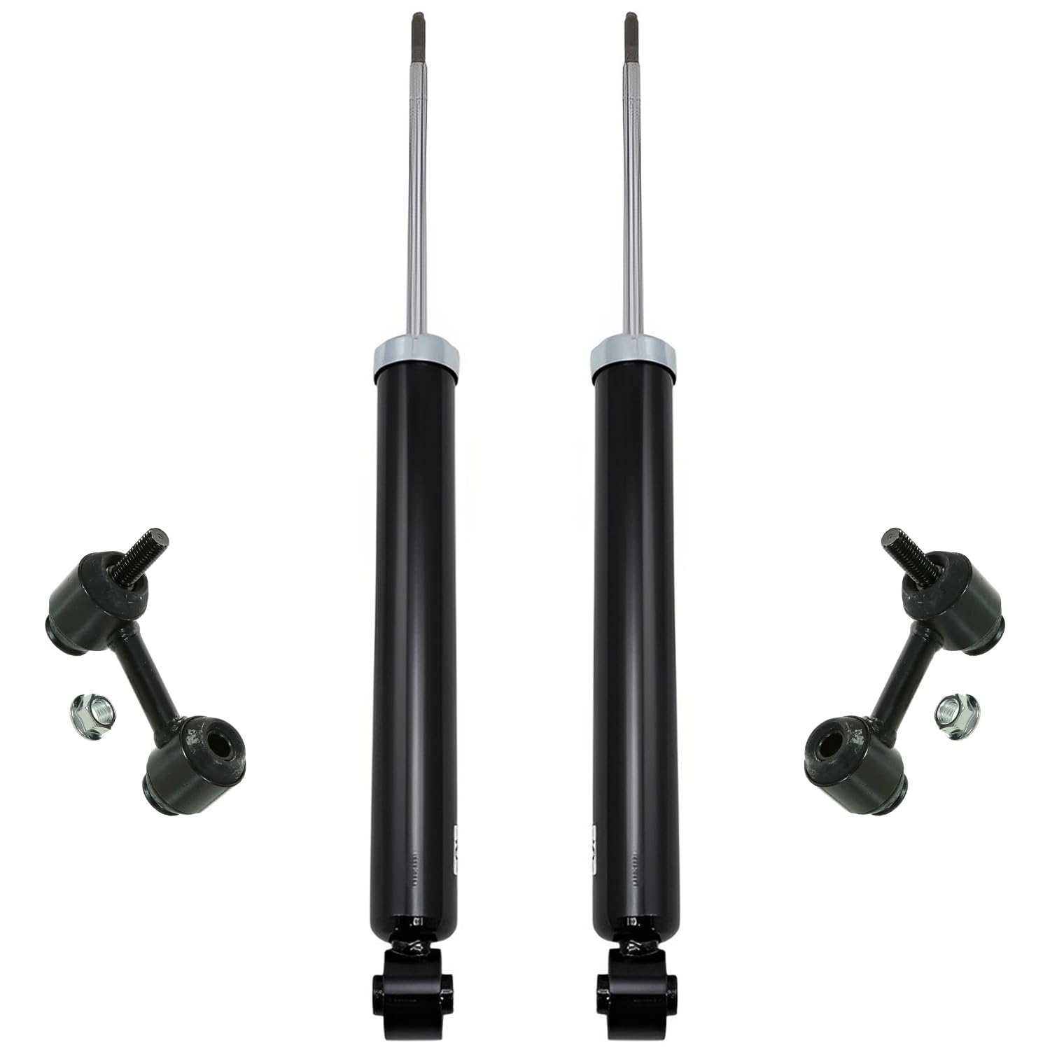 Detroit Axle - Rear Shock Absorbers &amp; Sway Bar End Links for Chevy Impala