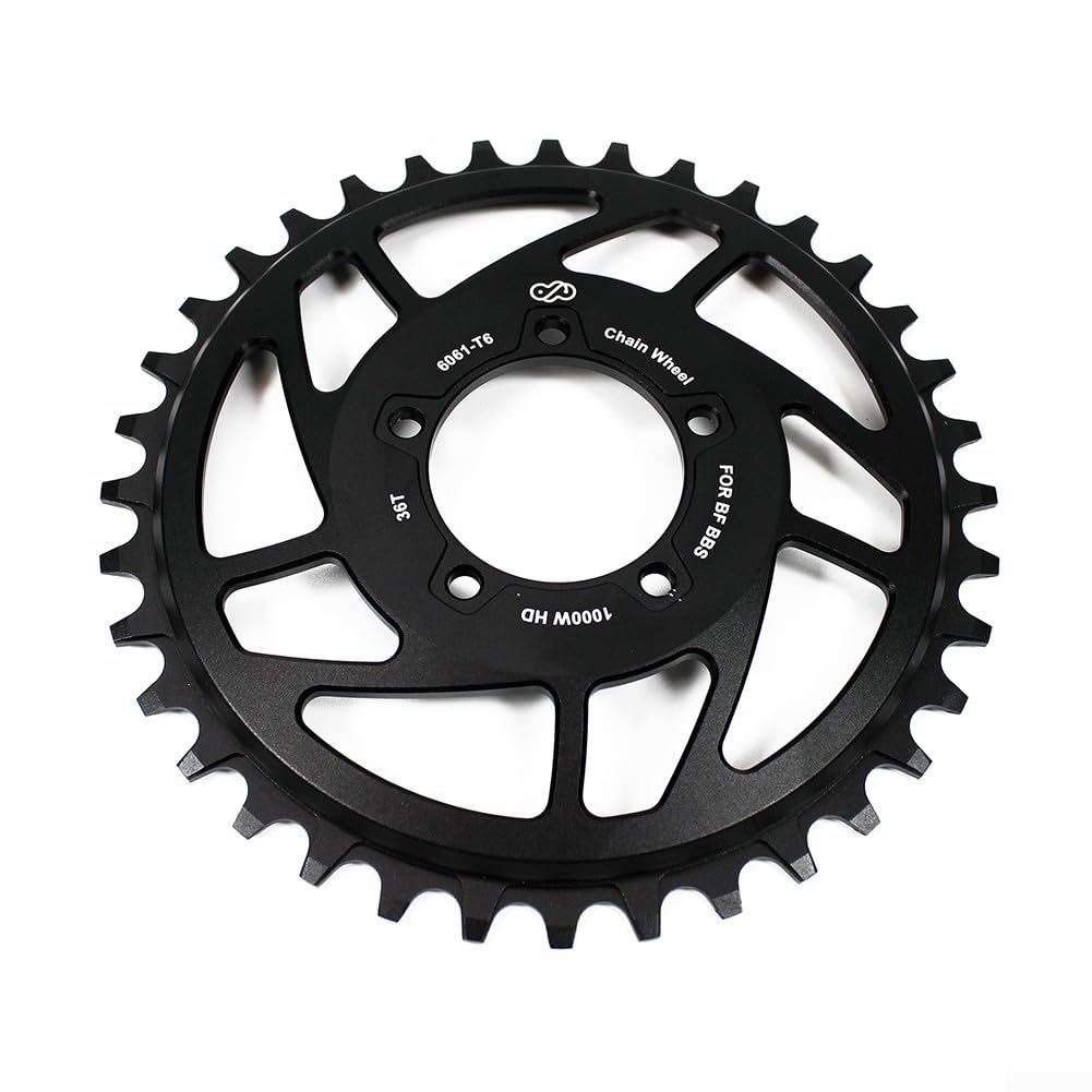 SPORTARC E-bike Corona Ruota 36T Per Bafang Midder Motor 48V 52V 1000WHD Disco Catena Per Motore per Bafang Medio Dimensioni