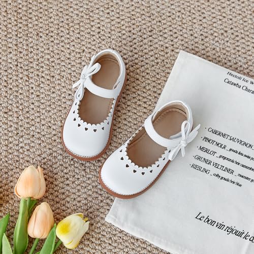 Image of Flaryzone Toddler Little Girl Mary Jane School Uniform Oxfords Flat Dress Shoes