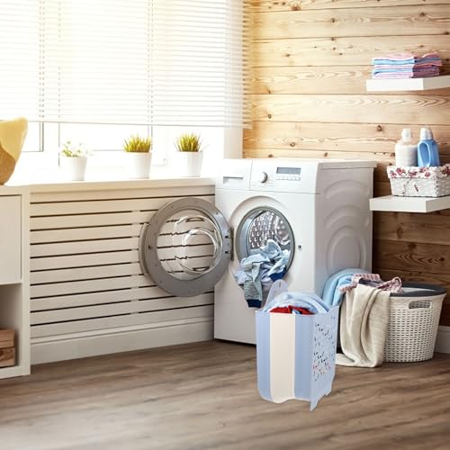Panier à linge mural pour gagner de la place au sol dans une petite buanderie - 6