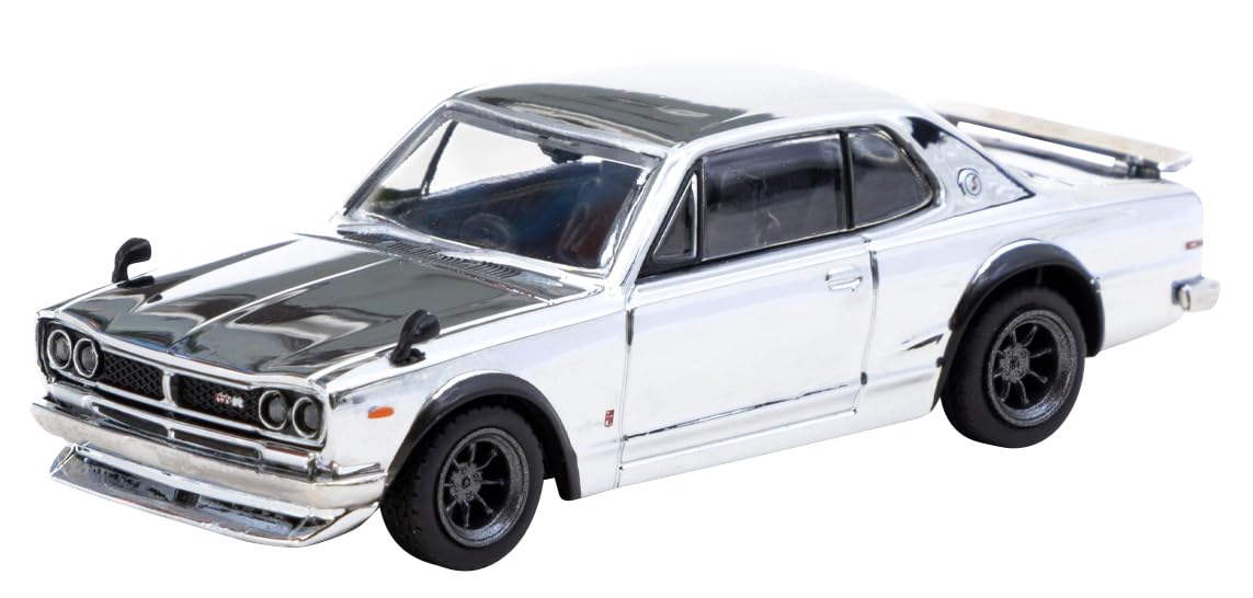 Amazon | TARMACWORKS 1/64 Skyline HT 2000GT-R Silver Chrome