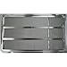 LG Aluminum Sleeve-AXRGALA01 26-inch Wall Sleeve, Stamped Rear Grill, Silver Metallic
