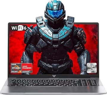 ACEMAGIC Gaming PC Portatile,Ryzen 7 5700U,Fino a 4,3 GHz,Tastiera Retroilluminata,16,1" Full HD Laptop,RAM 16GB NVME SSD 512GB,Radeon RX Vega 8 Graphics,WiFi 6,HDMI,Grigio,Batteria da 53 W