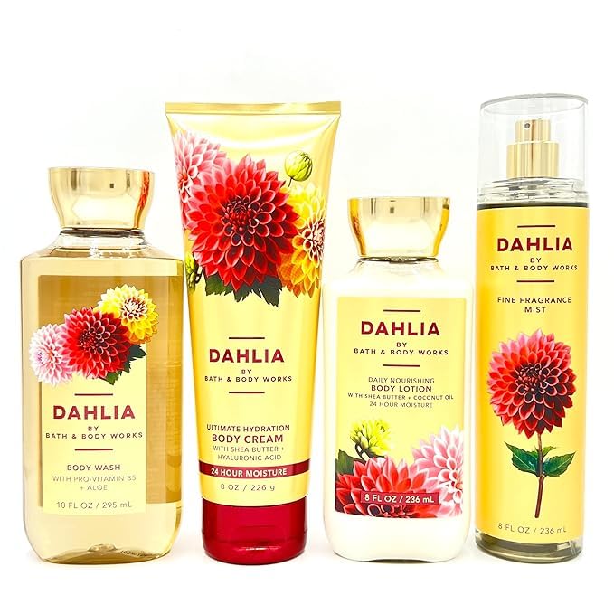 Dahlia deluxe 4 Piece Gift Set