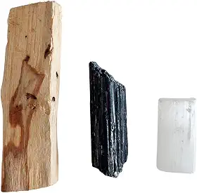 Kit Limpeza e Proteção - Palo Santo, Selenita, Turmalina Negra