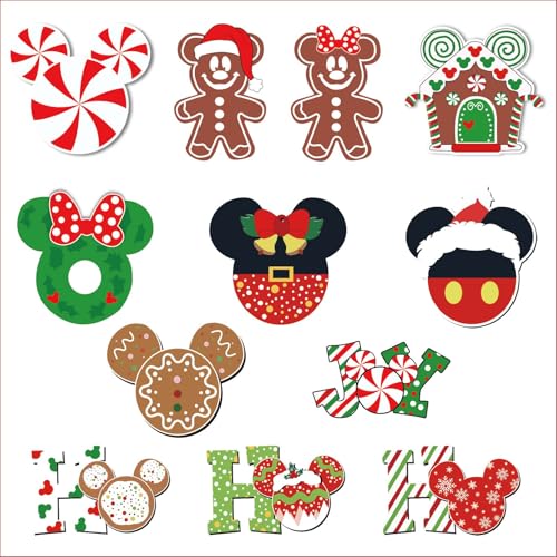 Imán Decorativo de Ratón para Refrigerador Navidad