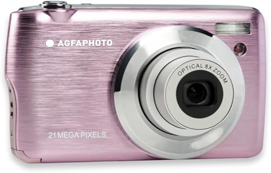 AGFA PHOTO Realishot DC8200 Compact Digital Camera 18MP, Full HD Video, 2.7 Inch LCD Screen, 8X Optical Zoom, Lithium Battery and 16GB SD Card