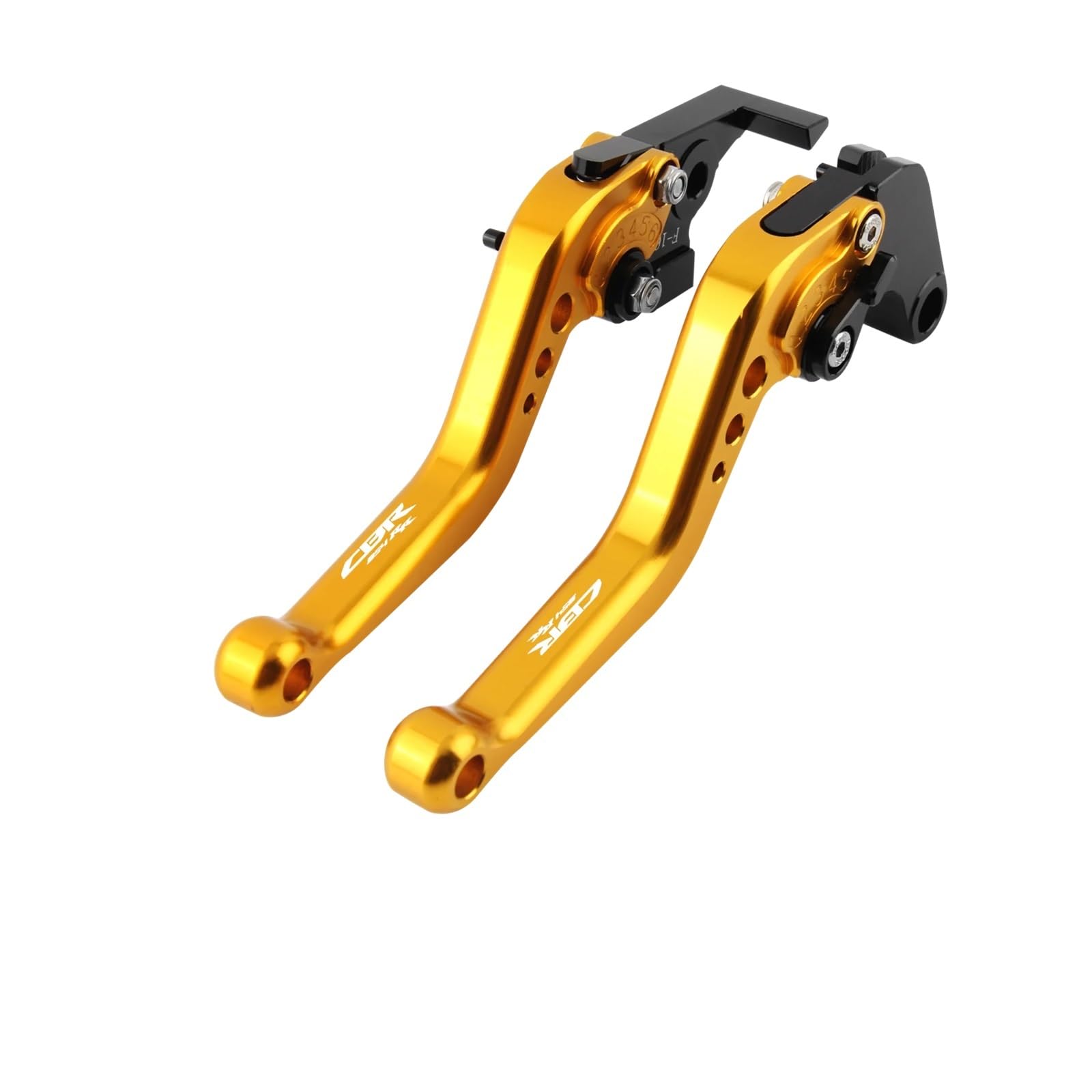 Abdktmnx Golden Motorcycle Accessories Short Brake Clutch Lever Handles For Ho&Nda Cbr954rr 2002 2003 Motorcycle Brake Clutch Handlebar Clutchs Brakes Levers