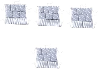 Toyvian 4 Pçs Berço Pendurado Saco De Fraldas Organizador Bolsas Berços Para Bebês Fraldas Infantis Saco Organizador De Fraldas Organizador De Berço Organizador De Bebê Multifuncional