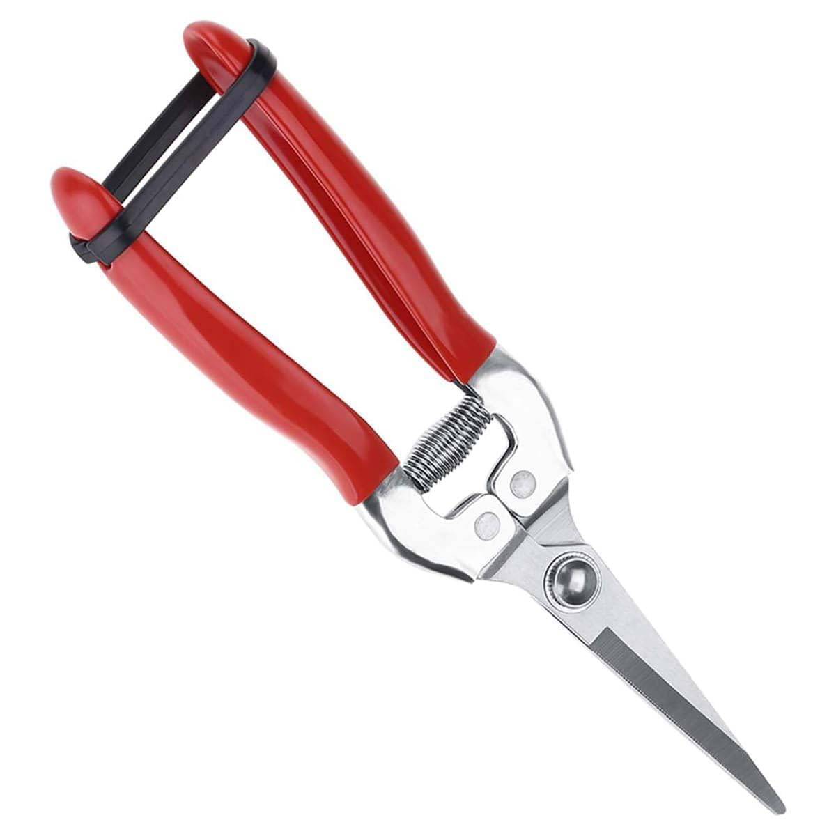 1Pc, Sturdy Fruit Tree Bonsai Gardening Pruning Shear Garden Scissors Pruner Tool Straight Blade Anti-Slip Grip Gardening Pruning Shear Garden Scissors Pruner Tapener-image-11
