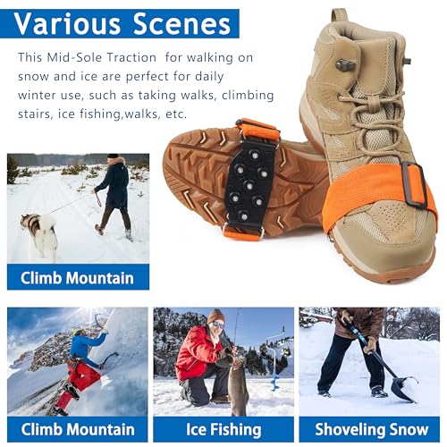 Marche d'hiver sur la neige en sécurité avec ces crampons - 7