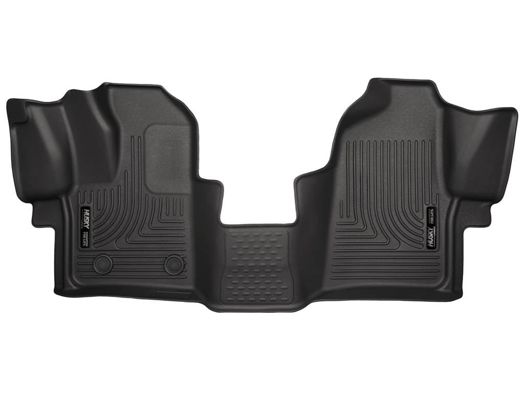 Husky Liners Weatherbeater | Fits 2015-2021 Ford Transit - 150, 250, 350, Front Row Liner, Black | 18771