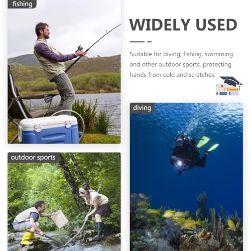 Guantes de pesca antirrayaduras que eliminan el frío en las manos al nadar 6