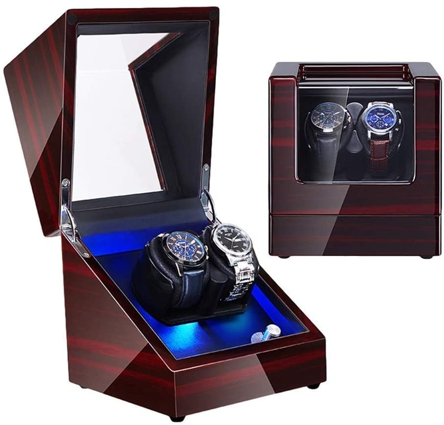 Estuche para dos relojes automáticos con iluminación interior exclusiva 2