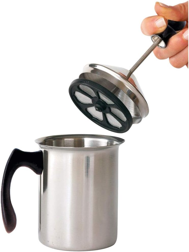 Cappuccino My Milk Frother, Stainless Steel, Grey