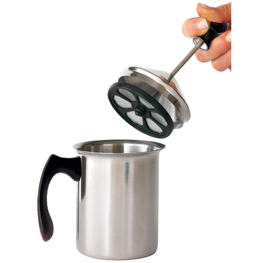 Cappuccino Mio espumador para Leche, Acero Inoxidable, Gris