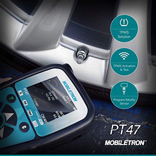 MOBILETRON TPMS Tire Pressure Monitoring System Servicing Tool/Programmer with Built-in OBDII Module | PT47