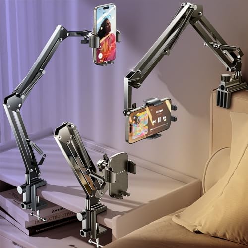 Lamicall Gooseneck Phone Holder for Bed [Upgraded Stable