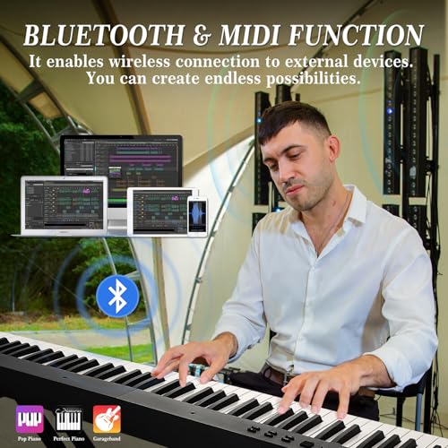 Digital Piano Keyboard with Full Size Keys