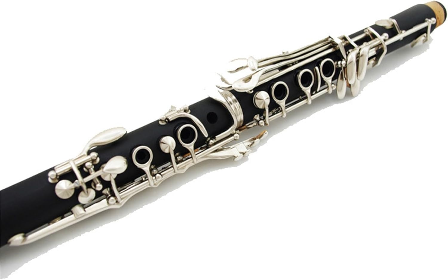 Beginner Bakelite Clarinet Imitation Wood Bb Key Matt 17 key Nickel plated Keys Clarinet