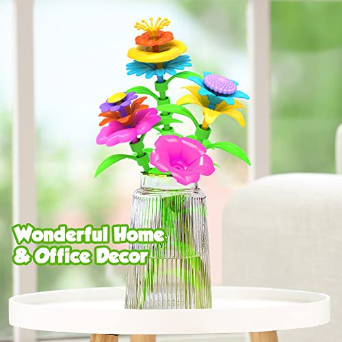 Flower Garden Building Toys For Girls Boys 3 4 5 6 Year Old, Preschool Activities Christmas & Birthday Gifts For Toddlers And Kids, Building Blocks For Indoor &Outdoor Education Stem Toys (50Pcs) #TOP4