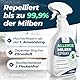 VERMEX® Allergiker Milbenspray für Matratzen 500ml inkl. Profi Videoanleitung - Anti Milben Spray zur Reduktion von Hausstauballergie auslösenden Faktoren im Bett - Made in DE