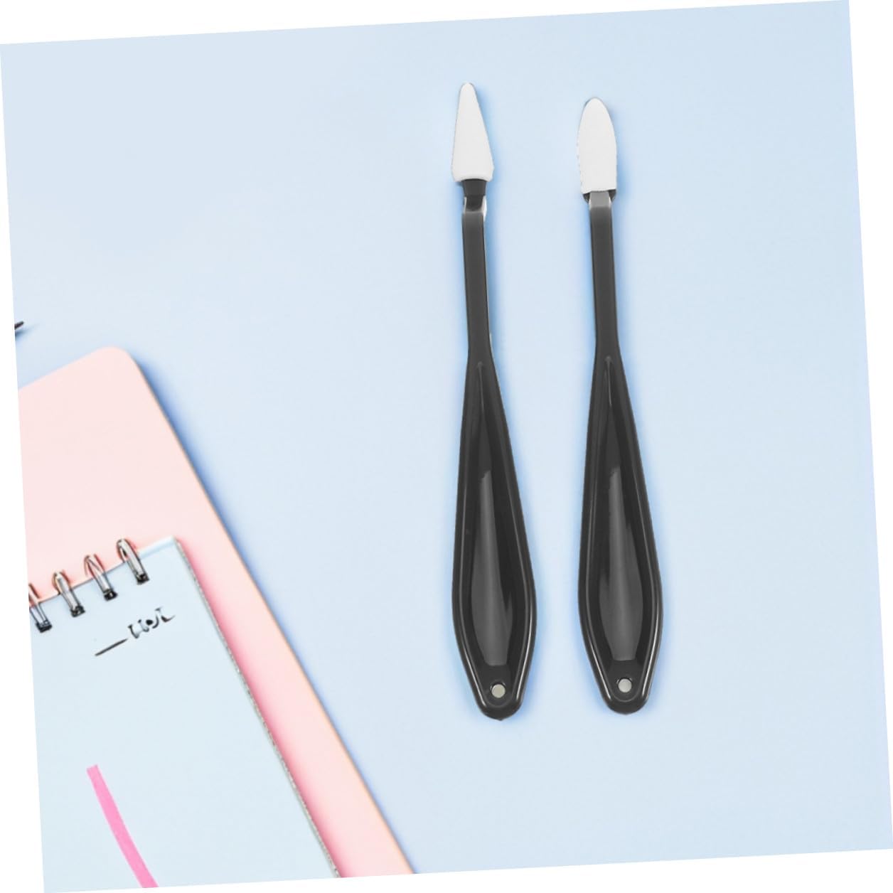 Operitacx Blending Stumps and Sketch Trimmers for Drawing Artists, Black Paper Art Blending Tools with Replacement Sponge Wipes, Highlight and Shadowing Tool Set for Students and Sketching