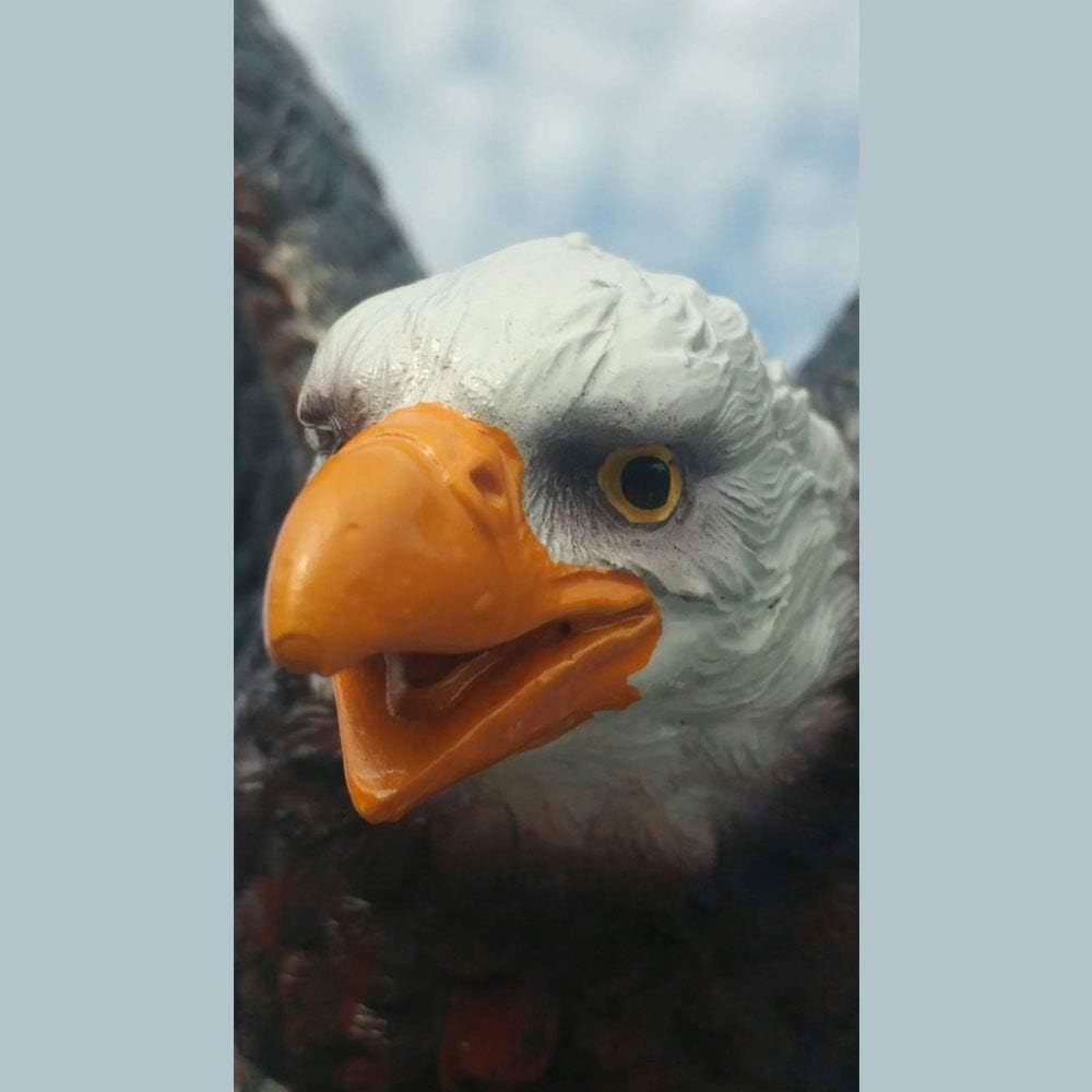PolePalUSA Eagle in Flight Flagpole Topper Finial Ball - Hand Painted Realistic Lifelike