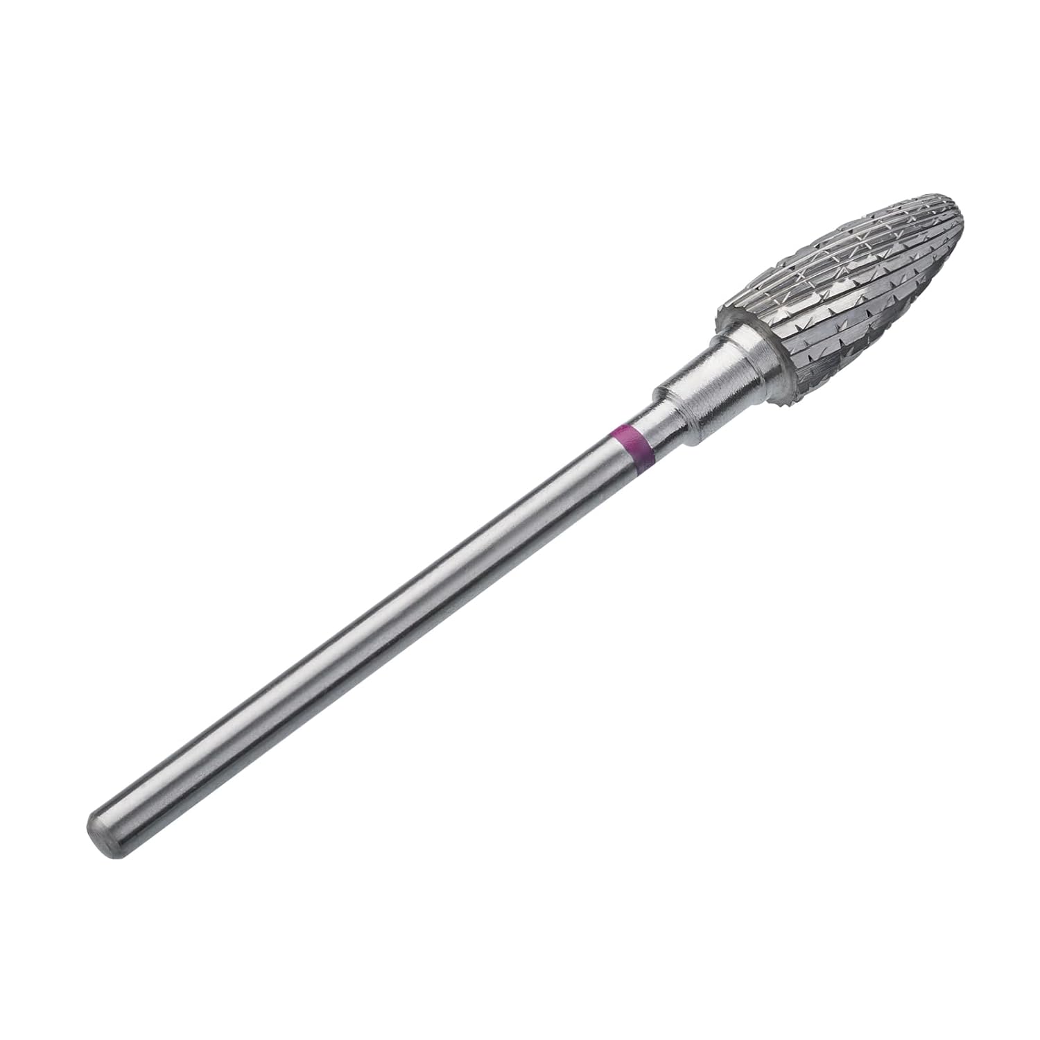 STALEKS PRO Expert Carbide Nail Drill Bit (Corn, Purple, 6mm Head / 14mm WP) – Coarse Hardness for Artificial Nail Correction & Gel Polish Removal in Hardware Manicure/Pedicure