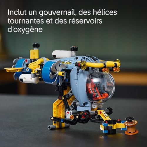 Lego Technic Le Sous Marin De Recherche En Haute Mer 42201 Lego La Boite - vue 7
