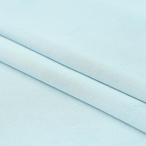 uxcell Satin Pillowcase for Hair and Skin with Hidden Zipper Breathable Pillow Case with Sleep Mask, Set of 2 Blue Queen (51x76cm) - Image 4