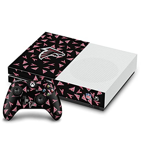 Vinyle géométrique Atlanta Falcons NFL pour Xbox One S autocollant haute précision