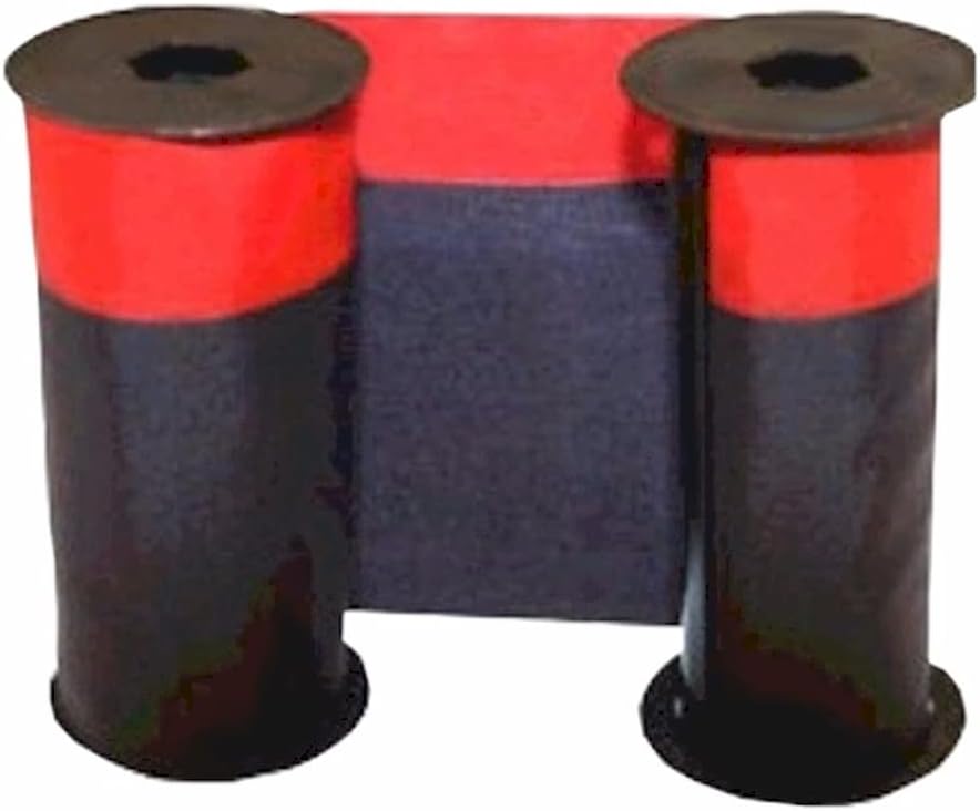 DBP Acroprint 125/150 2 Color Time Clock Ribbon Nylon Purple-RED