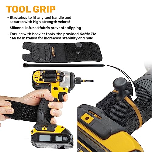 Spider Tool Holster Set - Improve the way you carry your power drill, driver, multitool, pneumatic, multi-tool and more on your belt!