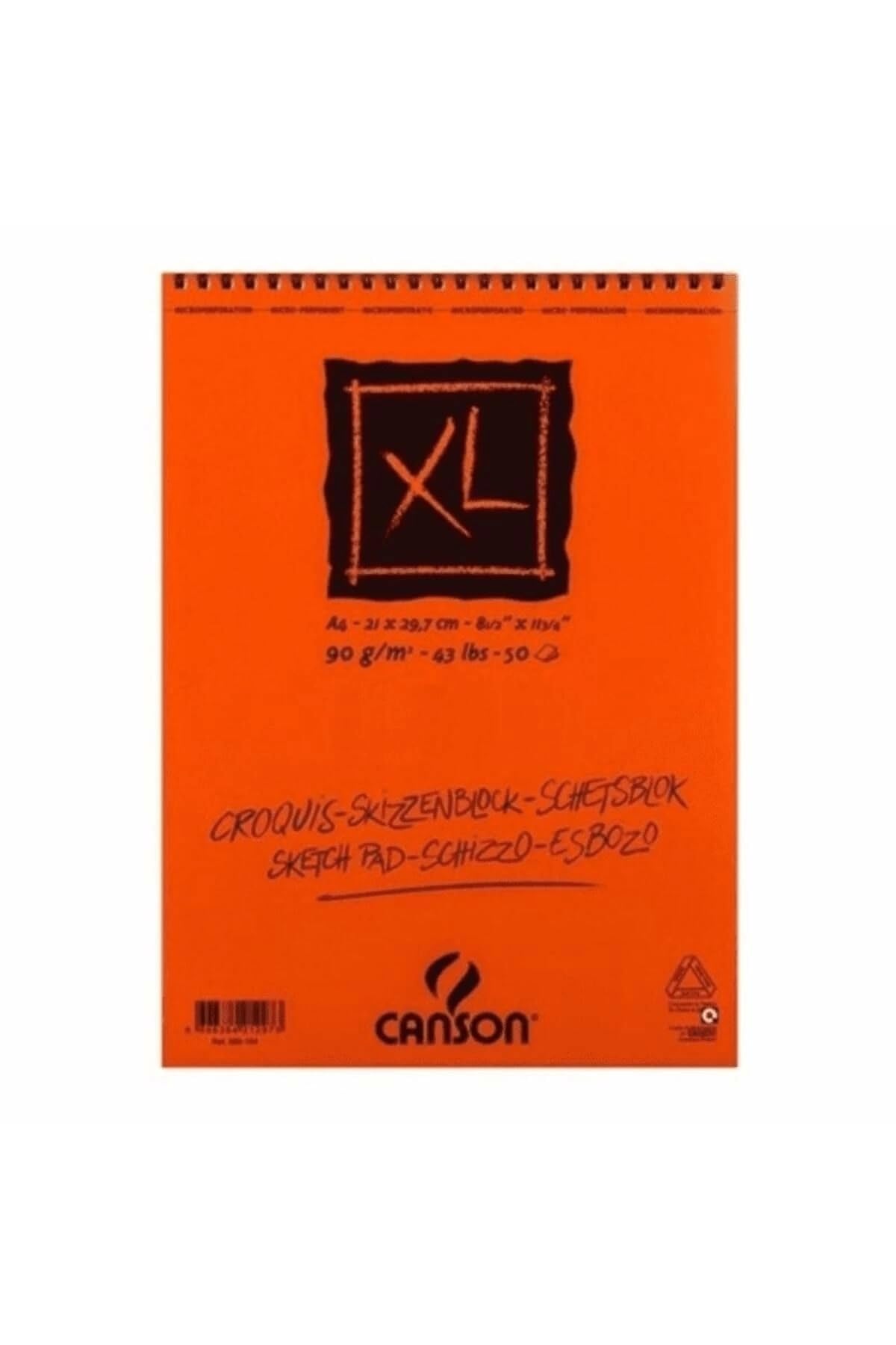 Canson Croquis Xl Album 90 g spirala A4 50Yp malarstwo i bloki rysunkowe