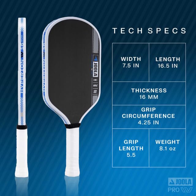 Amazon | JOOLA ベン・ジョンズ Hyperion Pro IV 16mm ピックルボール