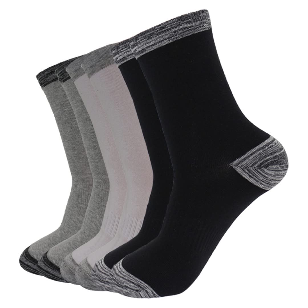 Calcetines de los hombres Otoño Invierno Negro Ocio Negocios Calcetines Caminar Correr Senderismo Vestido Calcetines