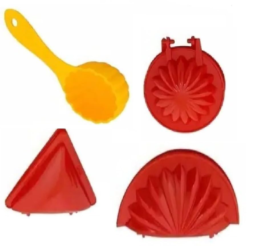 C7Gangani Multipurpose Indian Snack Maker Moulds | Kitchen Tools for Samosa and Traditional Sweets-image-10