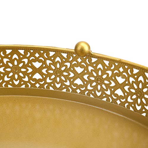 Hedume H-CAKESTANDS-GOLD-3PC 3-Piece Cake Stand Set, Round Metal Cake Stands thumb #1