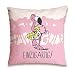 NICI 41940 Flamingo Baumwollkissen „Einzigartig“, 37 x 37 cm, 1 Stück (1er Pack)