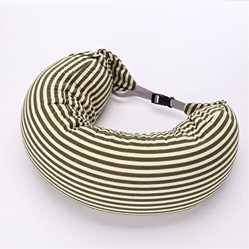 Almohada con Forma de Almohada Almohada Portátil Aviones Portátil Almohada Cervical Piel de la Espalda Almohada Lumbar Almohada Almuerzo Rotura de Almuerzo Acostado Almohada Cover