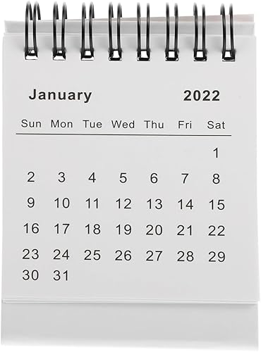 Miniatura 6 de NUOBESTY Calendario de escritorio, 1 unidad, mini calendarios de mesa de pie 2023, bobina de escritorio, bloc de notas de bricolaje, agenda anual,