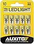AUXITO 194 LED Bulb 6000K White 168 2825 W5W T10 Wedge 14-SMD LED Interior Car Light Bulbs Replacement for Dome Map Door Courtesy Trunk Parking License Plate Lights, 10 PCS