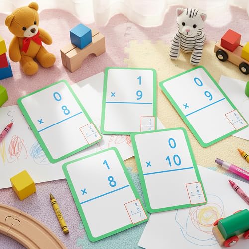Image of BAZIC Products Multiplication Flash Cards, 36 Cards, Self-Checking, 2-Pack