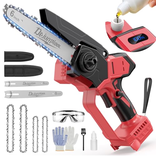 Mini Chainsaw Cordless Compatible with Milwaukee M18 18V Battery (NO Battery), 6 Inch & 8 Inch Small...